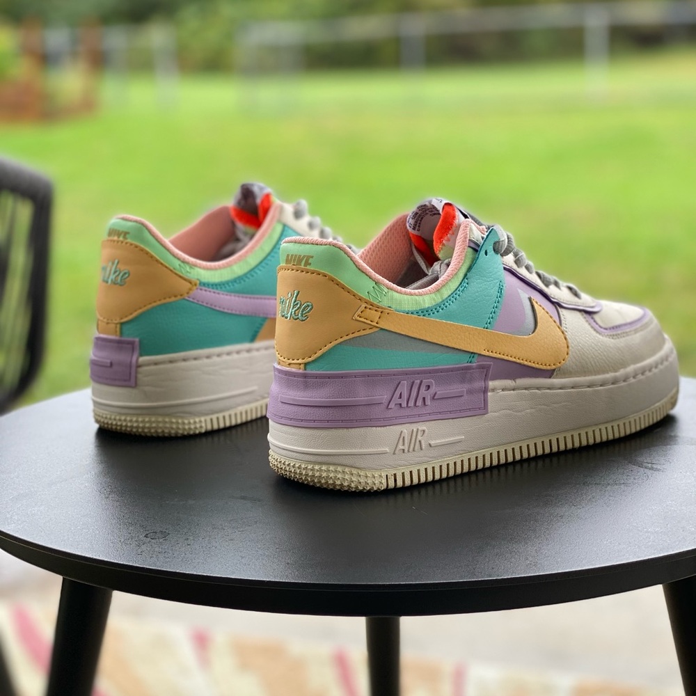 Nike Air Force 1 Shadow Pale Ivory Celestial Gold CI0919101 Size Us 7
